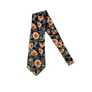 Surrey Mens Designer Necktie Tie Sunflower Floral